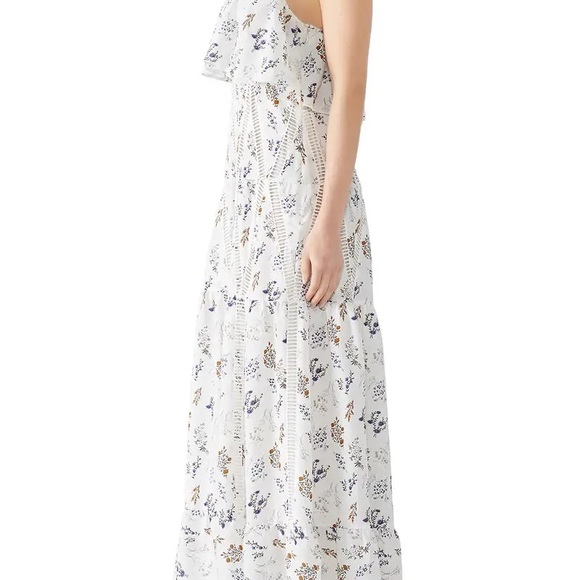 Louna Denise White Tiered Maxi Dress XS - Picture 3 of 3